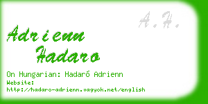 adrienn hadaro business card