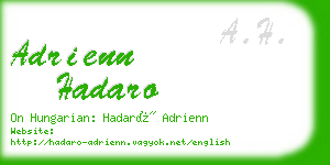 adrienn hadaro business card